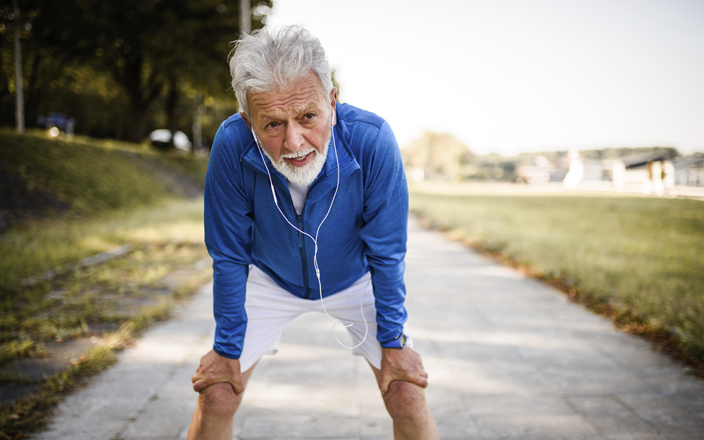 Person over 50 feeling out of breath after light activit