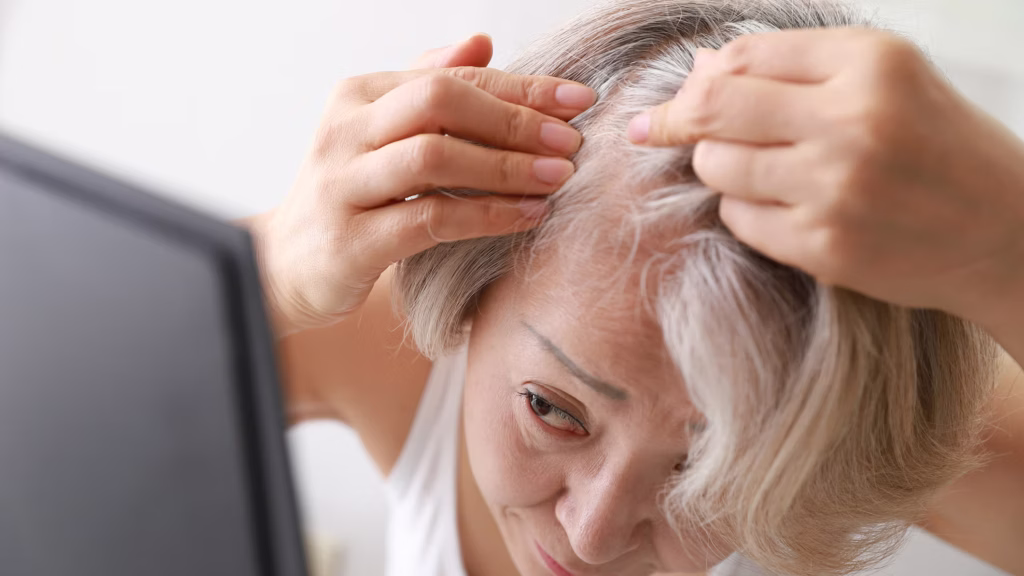 a lady after 50 years old have an itchy scalp