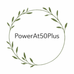 PowerAt50Plus logo – healthy living after 50