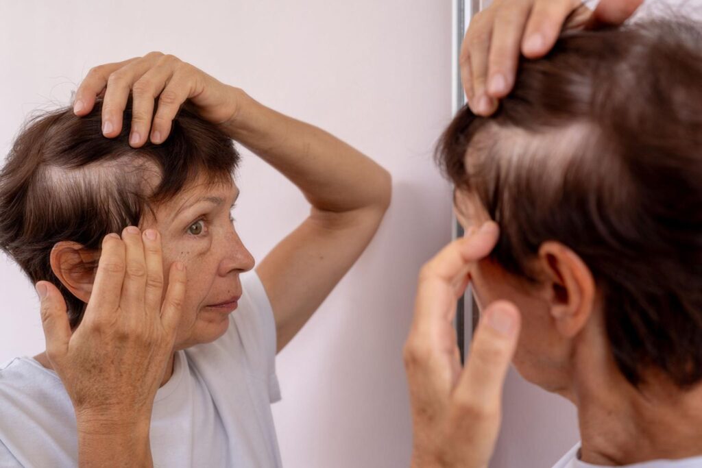 losing so much hair after 50