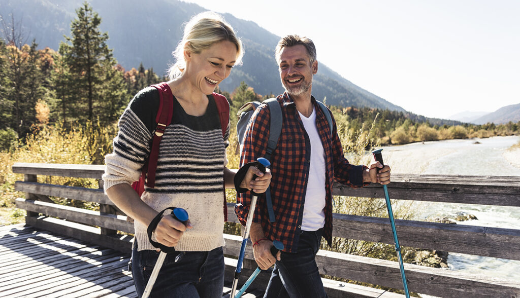 healthy living after 50 active lifestyle outdoors