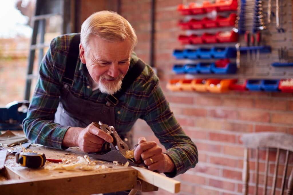 hobbies for men over 50 woodworking at home for focus and relaxation