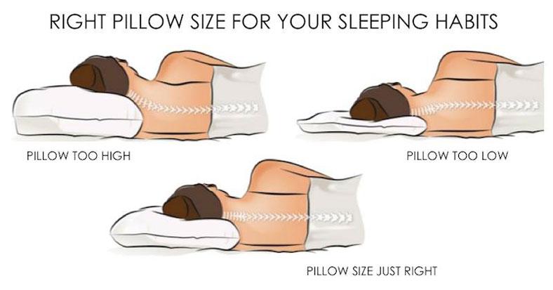 side sleeping pillow height shoulder alignment after 50