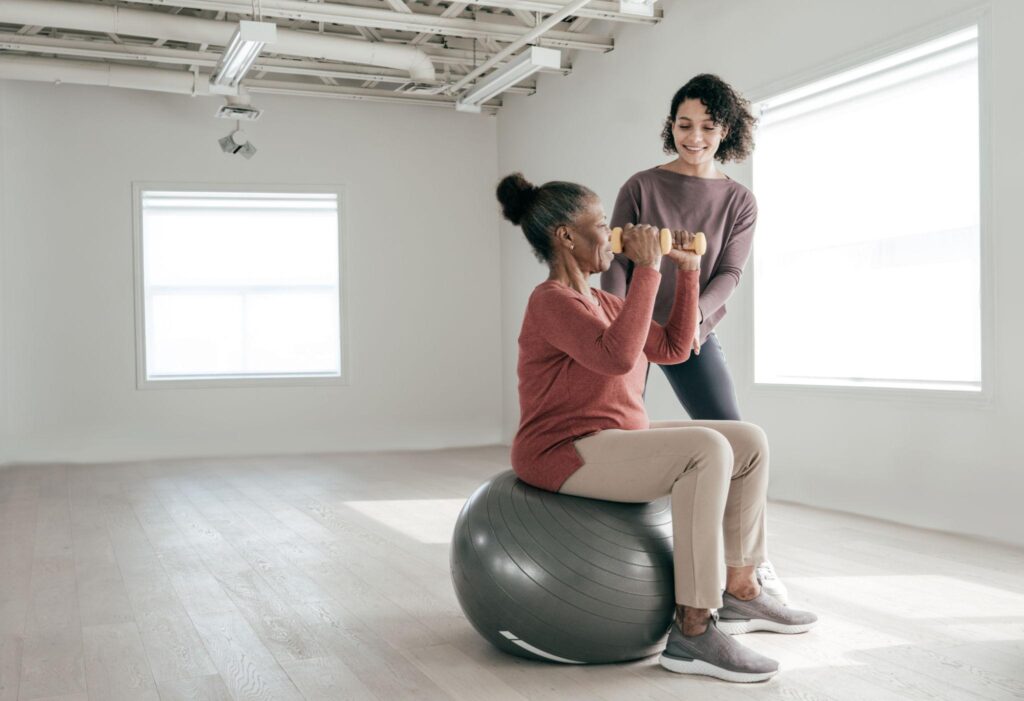 Gentle low-impact movement helping arthritis stiffness after 50.