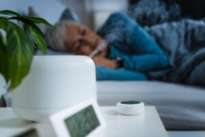 Comfortable bedroom humidity setup for better sleep after 50