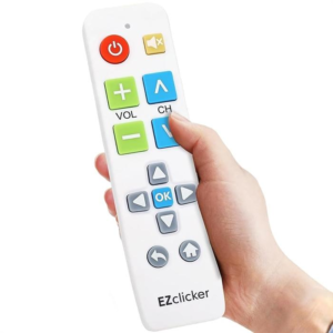 Simple TV remotes for seniors with large easy-to-read buttons